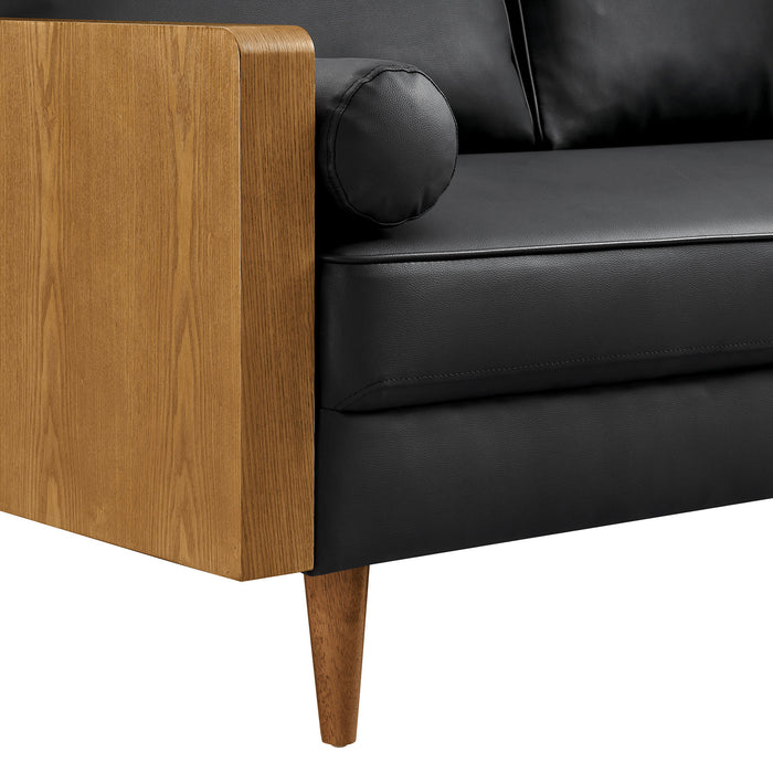 Kellan Vegan Leather Loveseat by Modway