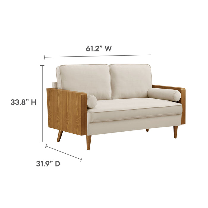 Kellan Performance Velvet Loveseat by Modway