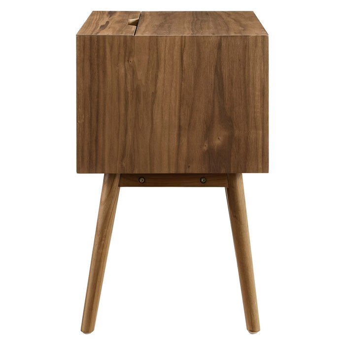 Ember Wood Nightstand With USB Ports by Modway