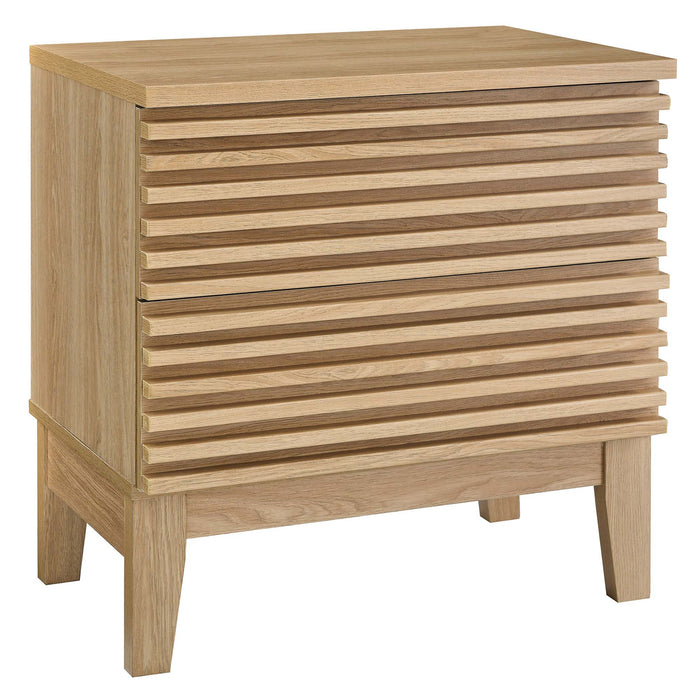 Render Two-Drawer Nightstand by Modway