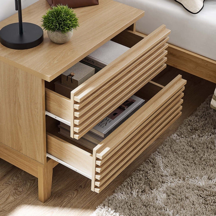 Render Two-Drawer Nightstand by Modway