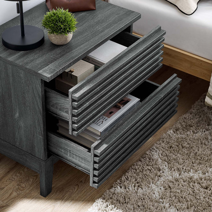 Render Two-Drawer Nightstand by Modway