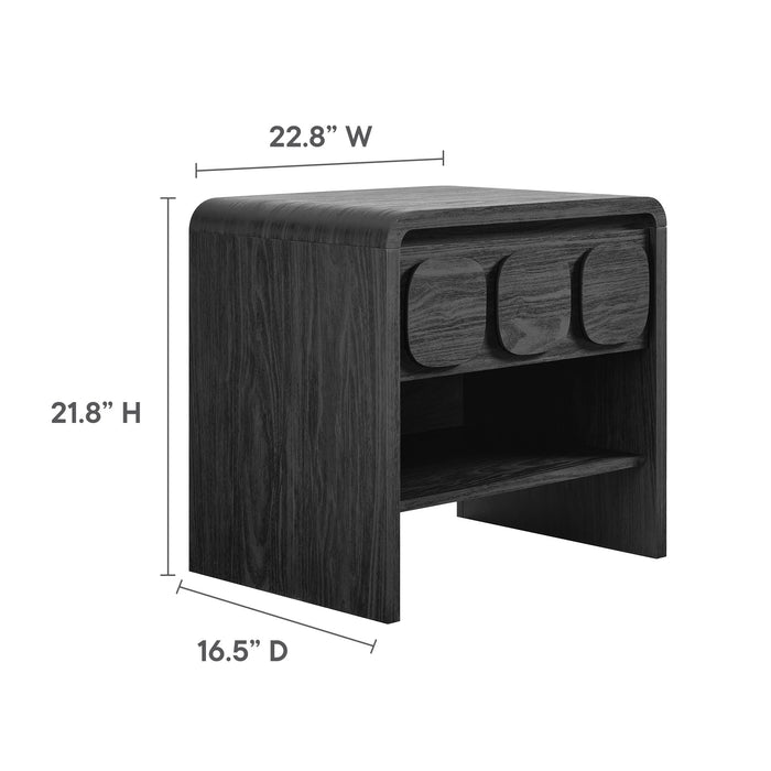 Toscana 1-Drawer Nightstand by Modway