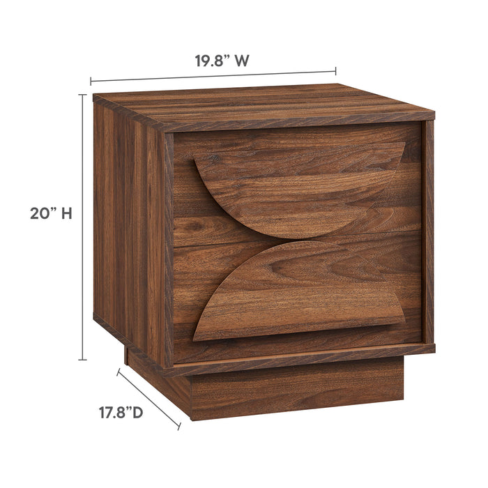 Bulwark 2-Drawer Nightstand by Modway