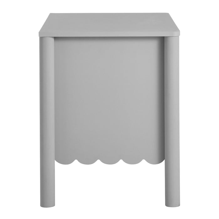 Emmeline Scalloped 2-Drawer Nightstand by Modway