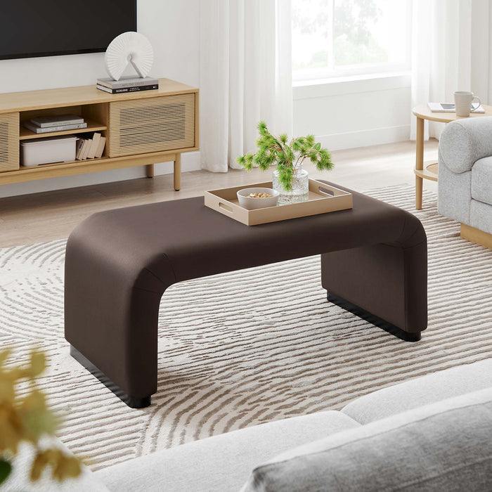 Koda Performance Velvet Waterfall Ottoman by Modway