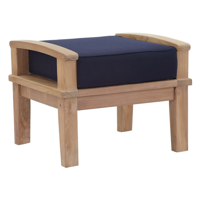 Marina Outdoor Patio Teak Ottoman by Modway