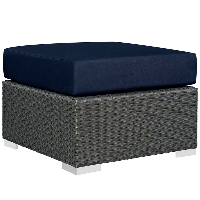 Sojourn Outdoor Patio Sunbrella� Ottoman by Modway