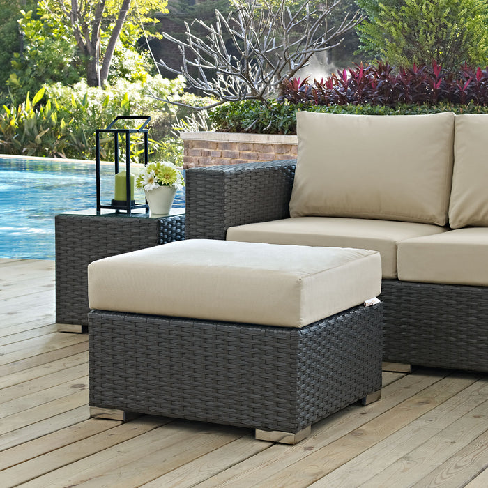 Sojourn Outdoor Patio Sunbrella� Ottoman by Modway