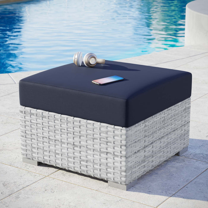 Convene Outdoor Patio Ottoman by Modway