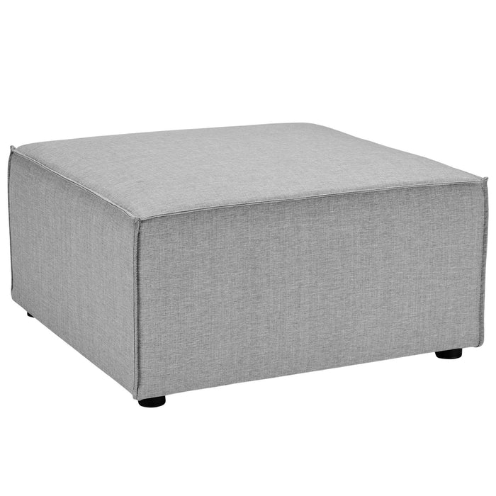 Saybrook Outdoor Patio Upholstered Sectional Sofa Ottoman by Modway