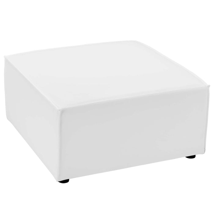 Saybrook Outdoor Patio Upholstered Sectional Sofa Ottoman by Modway