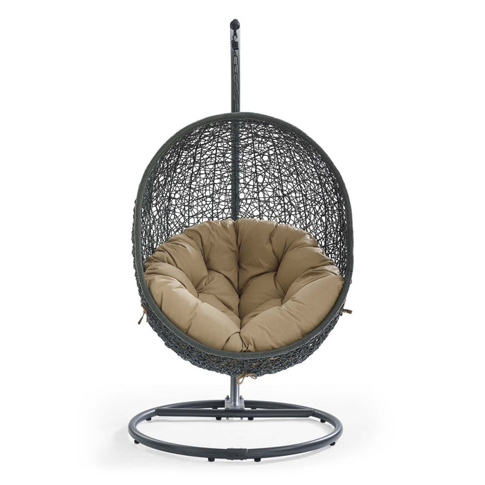 Hide Outdoor Patio Swing Chair With Stand by Modway