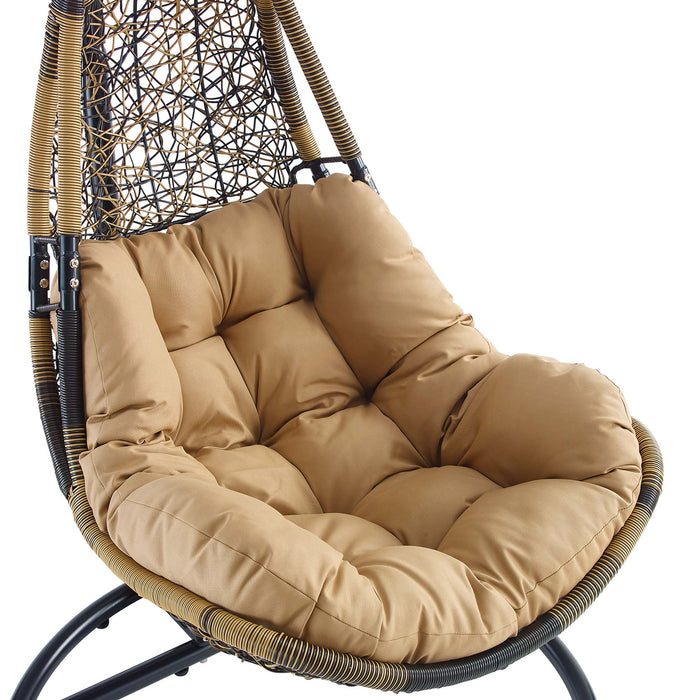 Abate Wicker Rattan Outdoor Patio Swing Chair by Modway