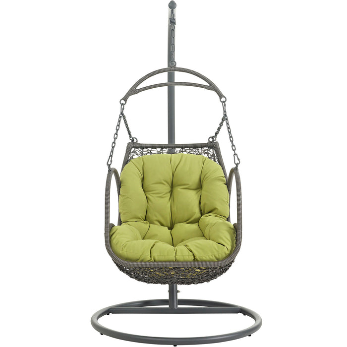 Arbor Outdoor Patio Wood Swing Chair by Modway