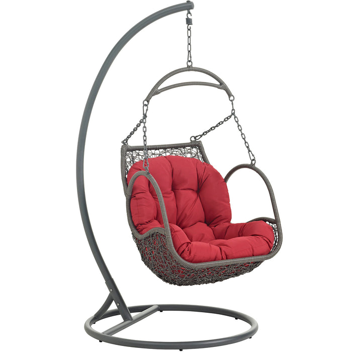 Arbor Outdoor Patio Wood Swing Chair by Modway