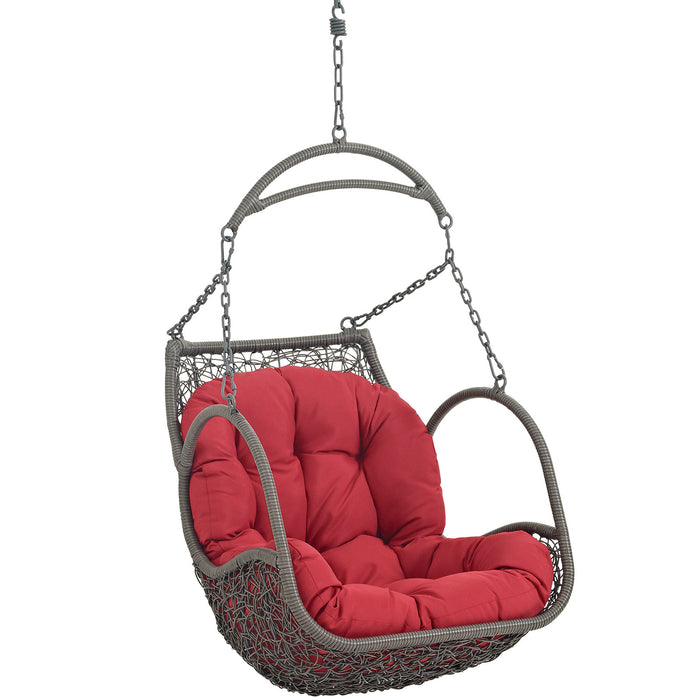 Arbor Outdoor Patio Wood Swing Chair by Modway