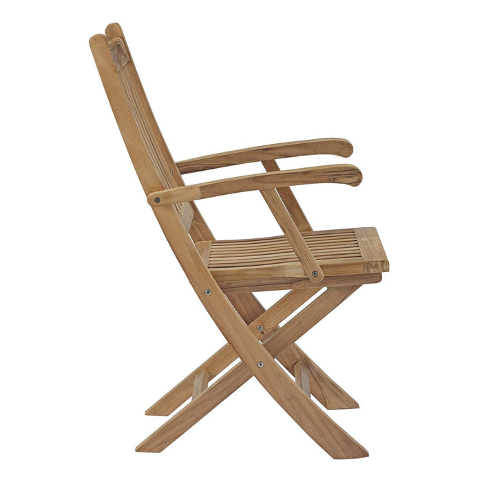 Marina Outdoor Patio Teak Folding Chair by Modway