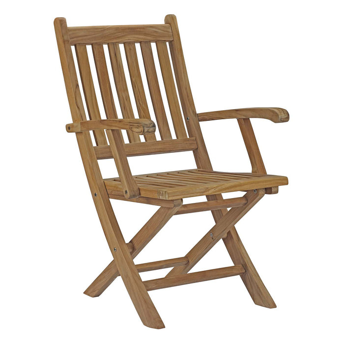 Marina Outdoor Patio Teak Folding Chair by Modway