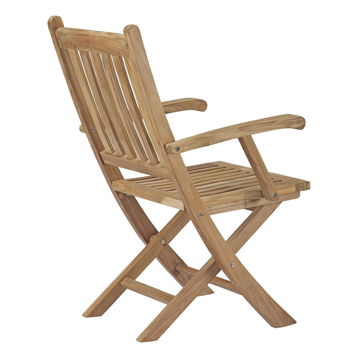 Marina Outdoor Patio Teak Folding Chair by Modway