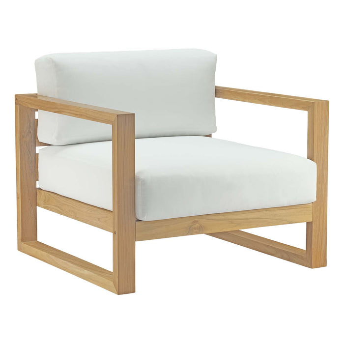 Upland Outdoor Patio Teak Armchair by Modway