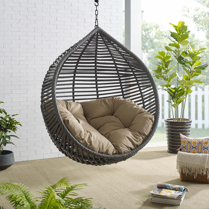 Garner Teardrop Outdoor Patio Swing Chair Without Stand by Modway