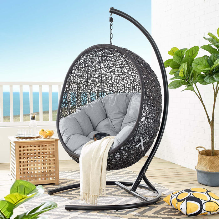 Encase Sunbrella� Swing Outdoor Patio Lounge Chair by Modway