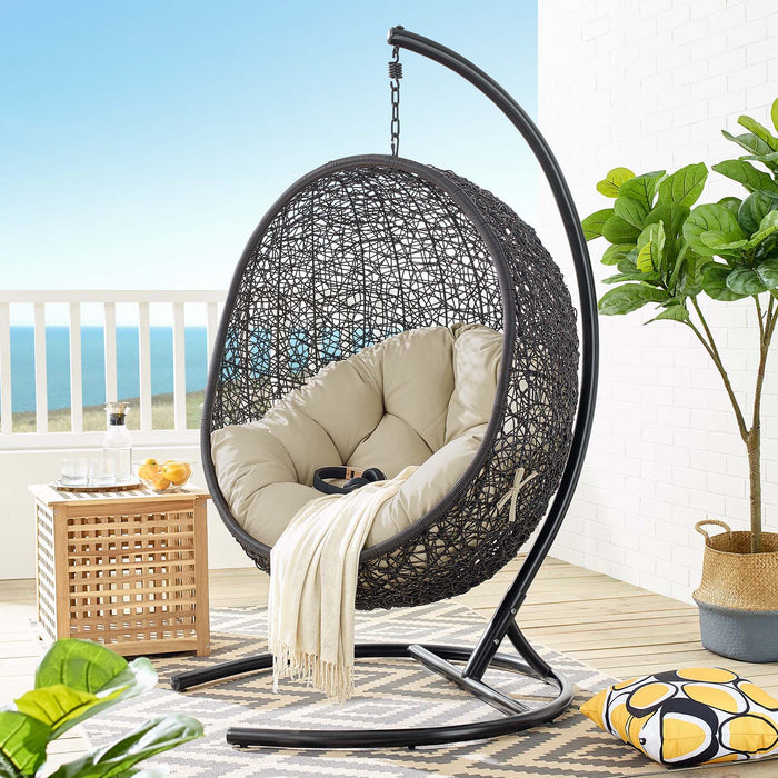 Encase Sunbrella� Swing Outdoor Patio Lounge Chair by Modway