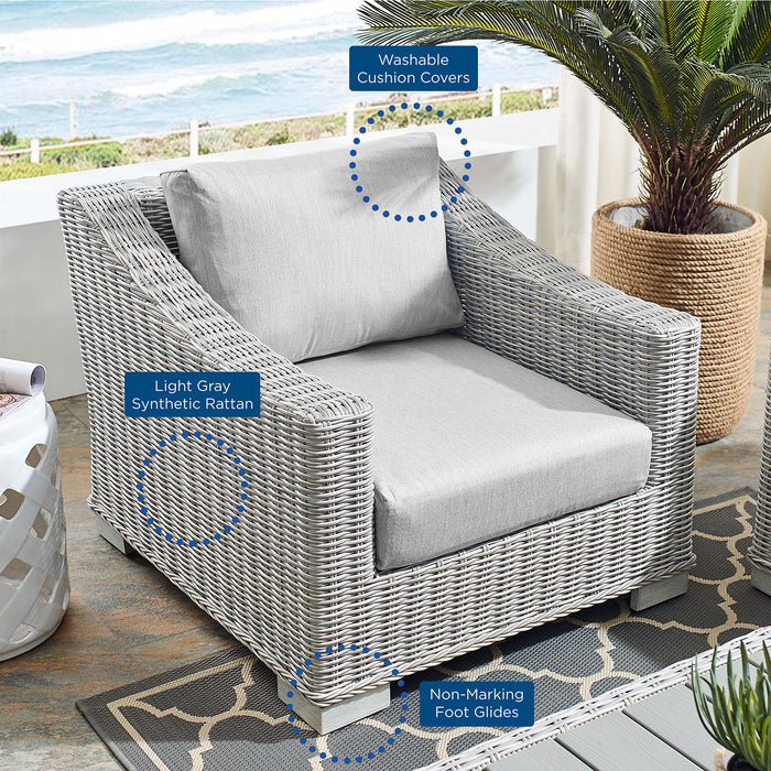 Conway Sunbrella� Outdoor Patio Wicker Rattan Armchair by Modway