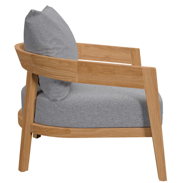 Brisbane Teak Wood Outdoor Patio Armchair by Modway