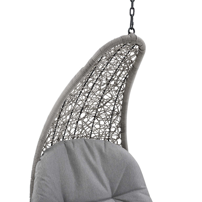 Landscape Hanging Chaise Lounge Outdoor Patio Swing Chair by Modway