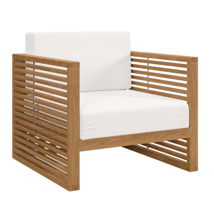 Carlsbad Teak Wood Outdoor Patio Armchair by Modway