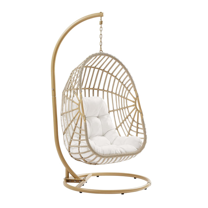 Amalie Wicker Rattan Outdoor Patio Rattan Swing Chair by Modway