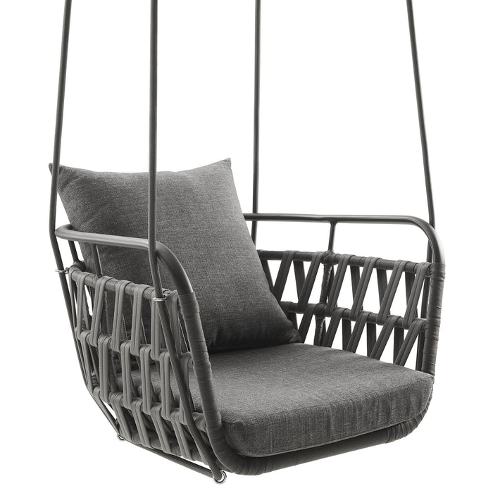 Kaliah Outdoor Patio Aluminum Swing Chair by Modway