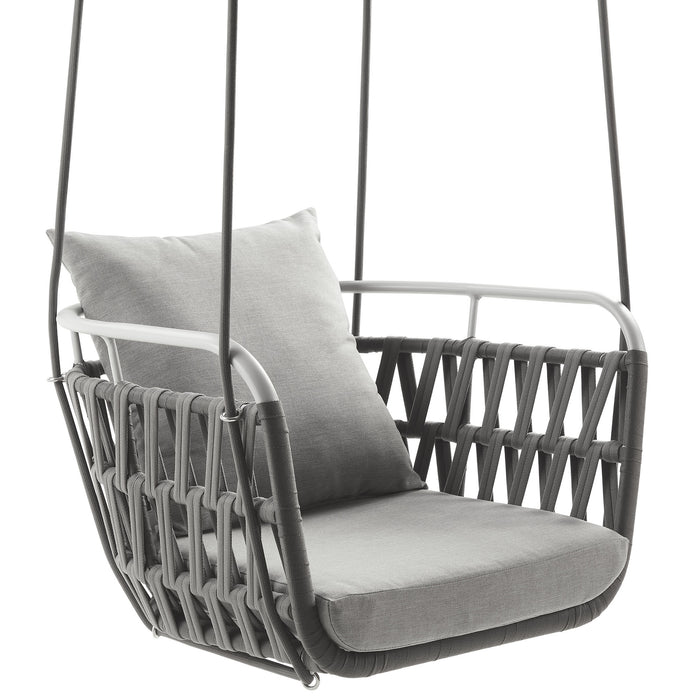 Kaliah Outdoor Patio Aluminum Swing Chair by Modway