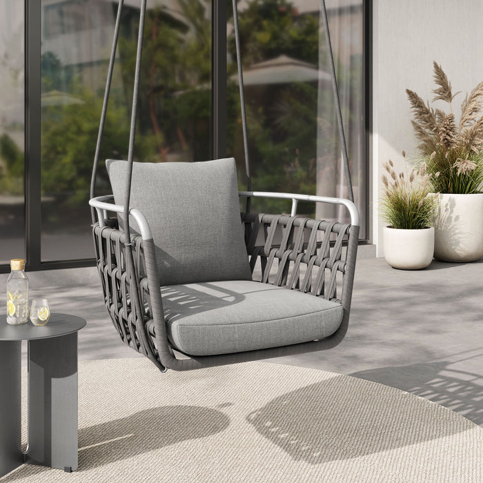 Kaliah Outdoor Patio Aluminum Swing Chair by Modway