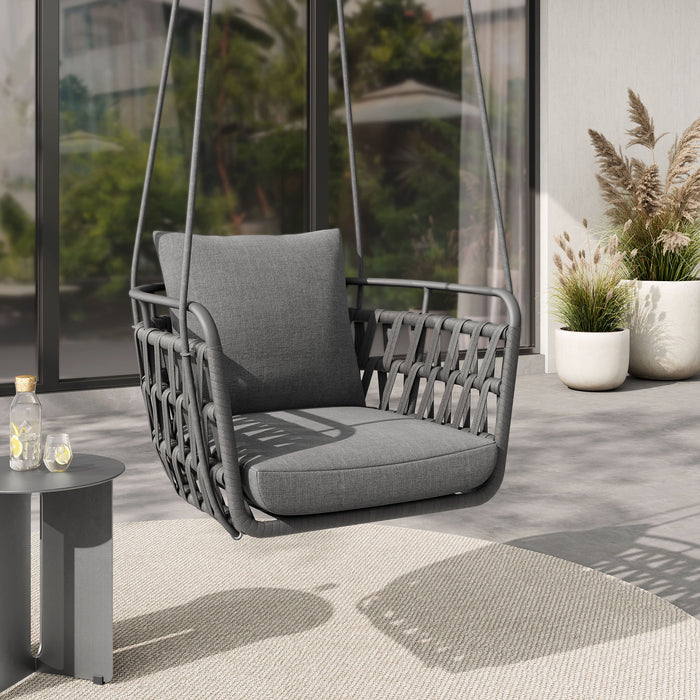 Kaliah Outdoor Patio Aluminum Swing Chair by Modway