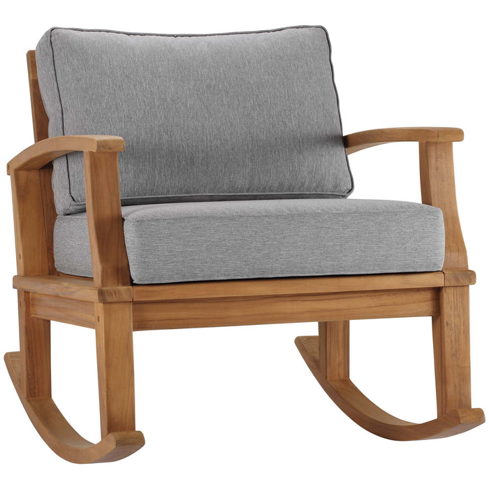 Marina Outdoor Patio Teak Rocking Chair by Modway