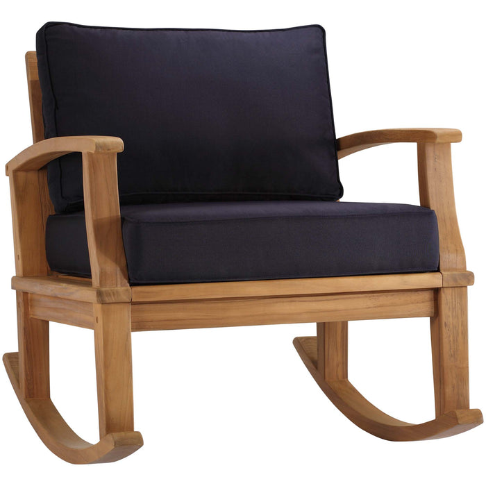 Marina Outdoor Patio Teak Rocking Chair by Modway