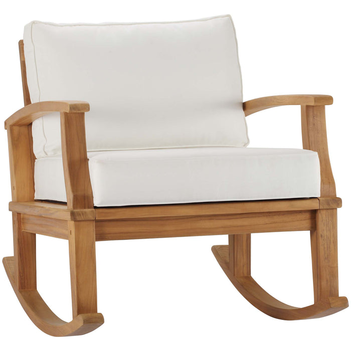 Marina Outdoor Patio Teak Rocking Chair by Modway