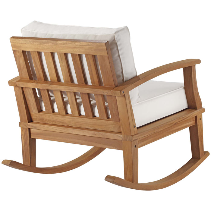 Marina Outdoor Patio Teak Rocking Chair by Modway