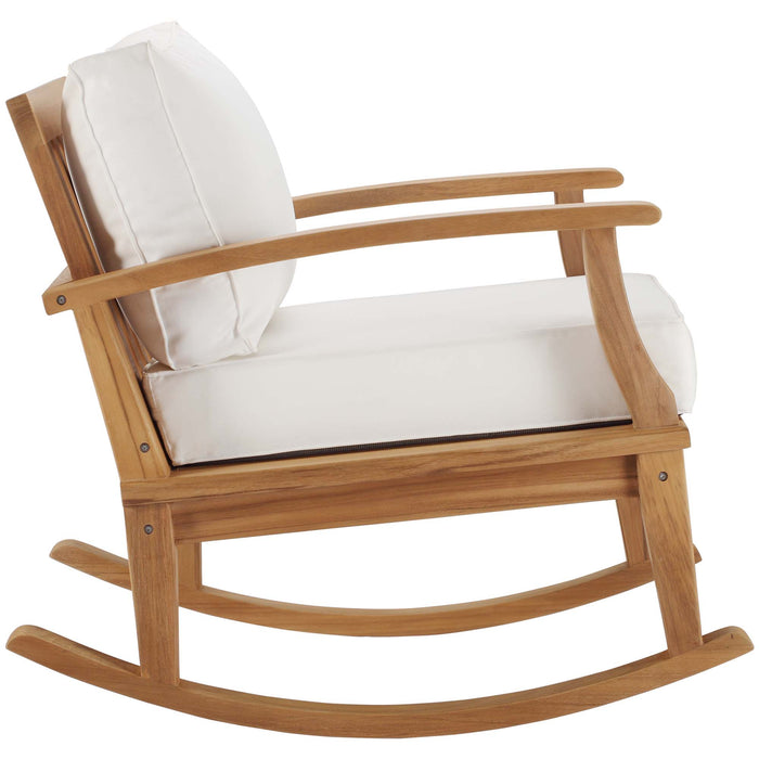 Marina Outdoor Patio Teak Rocking Chair by Modway