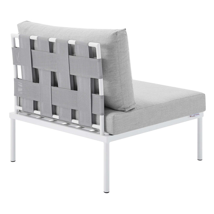 Harmony Sunbrella� Outdoor Patio Aluminum Armless Chair by Modway