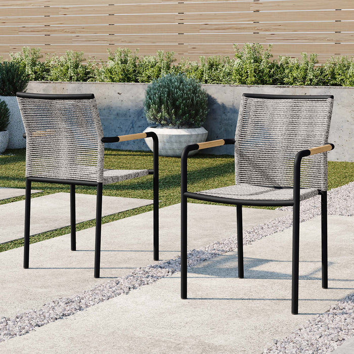 Serenity Outdoor Patio Armchairs Set of 2 by Modway