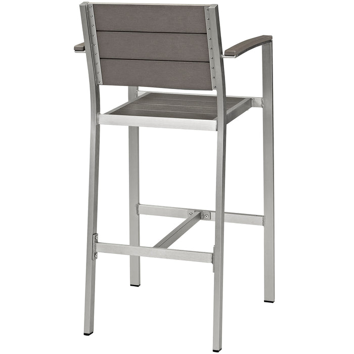 Shore Outdoor Patio Aluminum Bar Stool by Modway