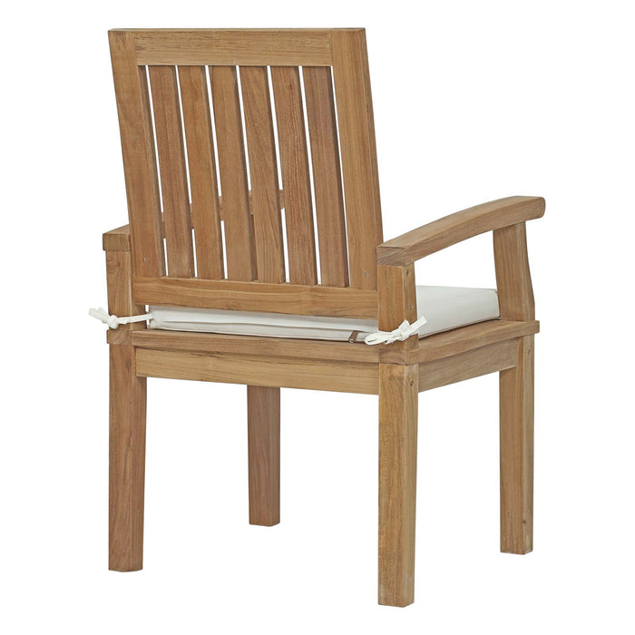 Marina Outdoor Patio Teak Dining Chair by Modway