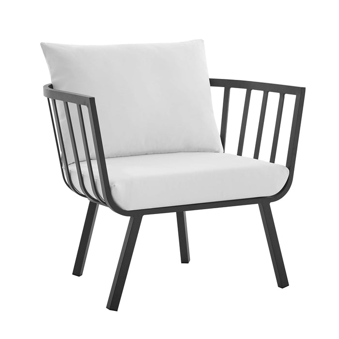 Riverside Outdoor Patio Aluminum Armchair by Modway