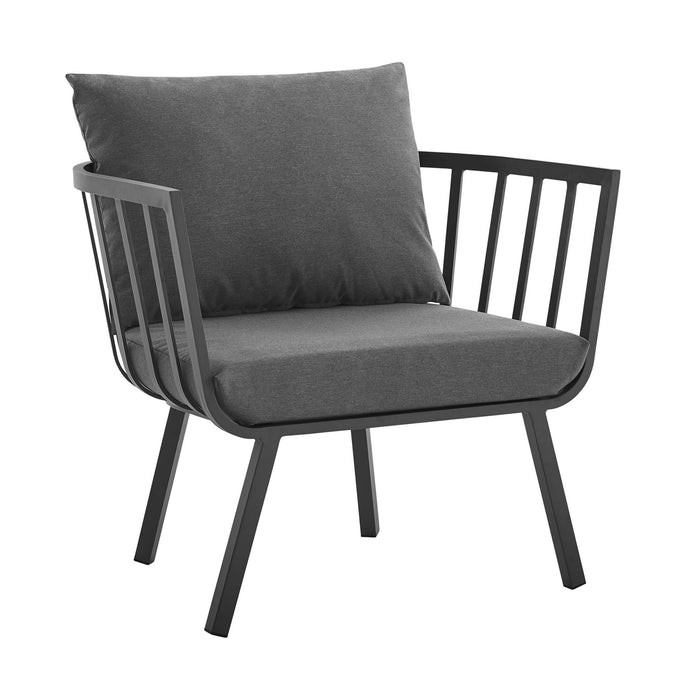 Riverside Outdoor Patio Aluminum Armchair by Modway