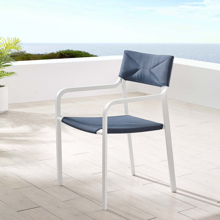 Raleigh Stackable Outdoor Patio Aluminum Dining Armchair by Modway