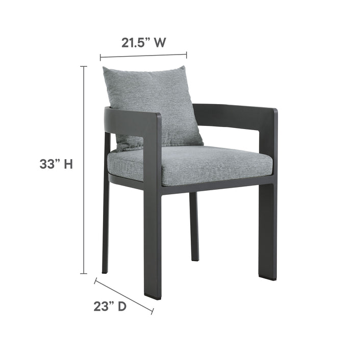 Tahoe Outdoor Patio Aluminum Dining Chair by Modway